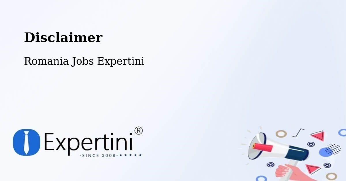 Disclaimer – Bara - Romania Jobs Expertini